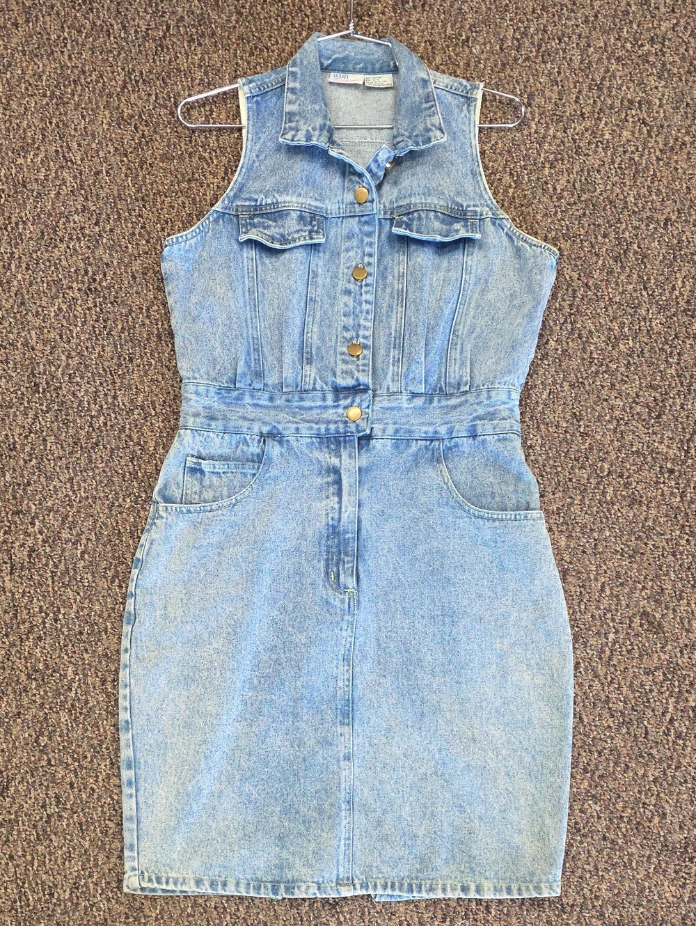 Vintage Avon Dress Size 11/12 100% Cotton Denim